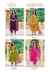 Saboori By Vazi Viscose Embroidery Kurti With Bottom Dupatta Exporters In India